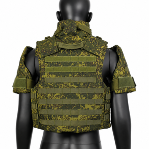 High-quality, customizable full-body multi-functional tactical vest made of Oxford polyester and UHMWPE fiber. - Product Image 3