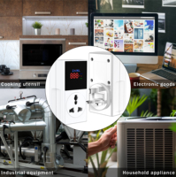Indicador Digital de tipo Universal internacional Protección de corriente ajustable monofásica Bajo sobre AC 230V Protector de voltaje