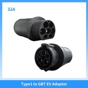 Adaptateurs pour voitures électriques AC Station EV T1 <span class=keywords><strong>T2</strong></span> GB/T Schuko 32A Chargeur EV Adaptateur EVSE pour Type 1 J1772 <span class=keywords><strong>Tesla</strong></span> - Product Image 4