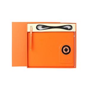 2026 Custom Logo Luxury Eco-Friendly Leather Cover <b>Diary</b> Gift Set-Corporate Business Promotion OEM Brand - Product Image 3