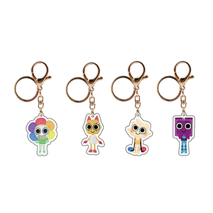 Llavero Acrílico Personalizado al por Mayor de Dandy's World, Diseño de Dibujos Animados Impreso con UV, Souvenir de Plástico Moderno para Cumpleaños de Amigos - Product Image 1