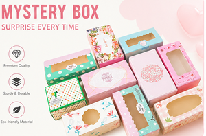 Custom Floral Foldable Window Gift <b>Box</b> Multi Style OEM Printed Birthday <b>Party</b> Wedding Holiday Packaging Wholesale Supplier - Product Image 2