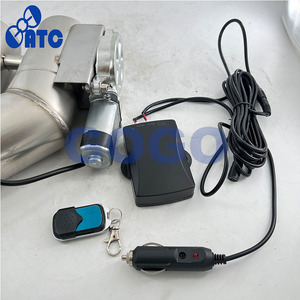 Tubo de escape eléctrico de acero inoxidable de 3 "/76mm, corte electrónico, interruptor remoto inalámbrico y manual de doble válvula - Product Image 3