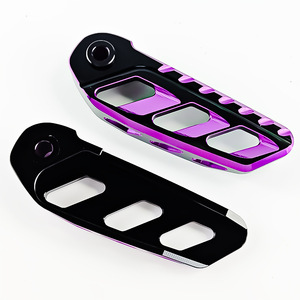 Repose-pieds arrière CNC Qiangye pour moto XMAX300, pédales pliables antidérapantes, pièces de modification - Product Image 3