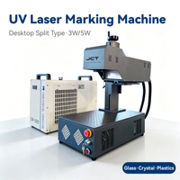 Marqueur laser UV double puissance 3W/5W - Graveur de bureau refroidi par eau pour verre et polymère