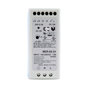 MDR-60-24 60W 24V 2.5A ราง DIN แหล่งจ่ายไฟสลับกระแสไฟ AC-DC อุตสาหกรรมสำหรับ PLC ตู้ควบคุมระบบอัตโนมัติ - Product Image 6