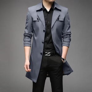 Primavera autunno moda per il tempo libero nuove giacche da <span class=keywords><strong>uomo</strong></span> leggero Business medio-grande <span class=keywords><strong>abbigliamento</strong></span> senza rughe per giovani e uomini - Product Image 4