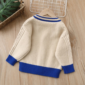 Cardigan pour enfants à manches longues, couleur unie, tricot, vêtements pour bébé, chandails chauds pour filles - Product Image 4