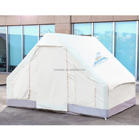 Tente de Camping gonflable, étanche à l'eau et à l'air avec pompe, grande tente de Camping respirante pour 4 à 6 personnes