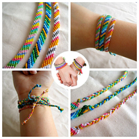 8 mètres bricolage broderie tissu Style Simple point de croix accessoires 100 couleur couture ligne