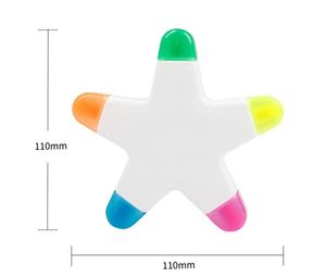 Marcadores de Arte Mini en Forma de Estrella de Cinco Puntas, Multicolores, con Logotipo Personalizado a Precio Económico, para Estudiantes y Oficina - Product Image 4