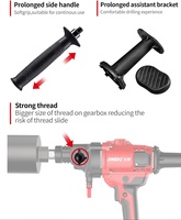 Jindu, máquina perforadora de núcleo portátil con relación precio-rendimiento de alta generación, 110MM, 4,5 '', 1600W, de nueva generación