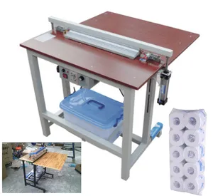 Máquina de fabricación de papel tisú, embalaje y sellado de papel higiénico