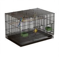 En gros, Cage à oiseaux pliable d'intérieur en acier inoxydable pour perruches Xuanfeng, petites mynas et pigeons, modèle S