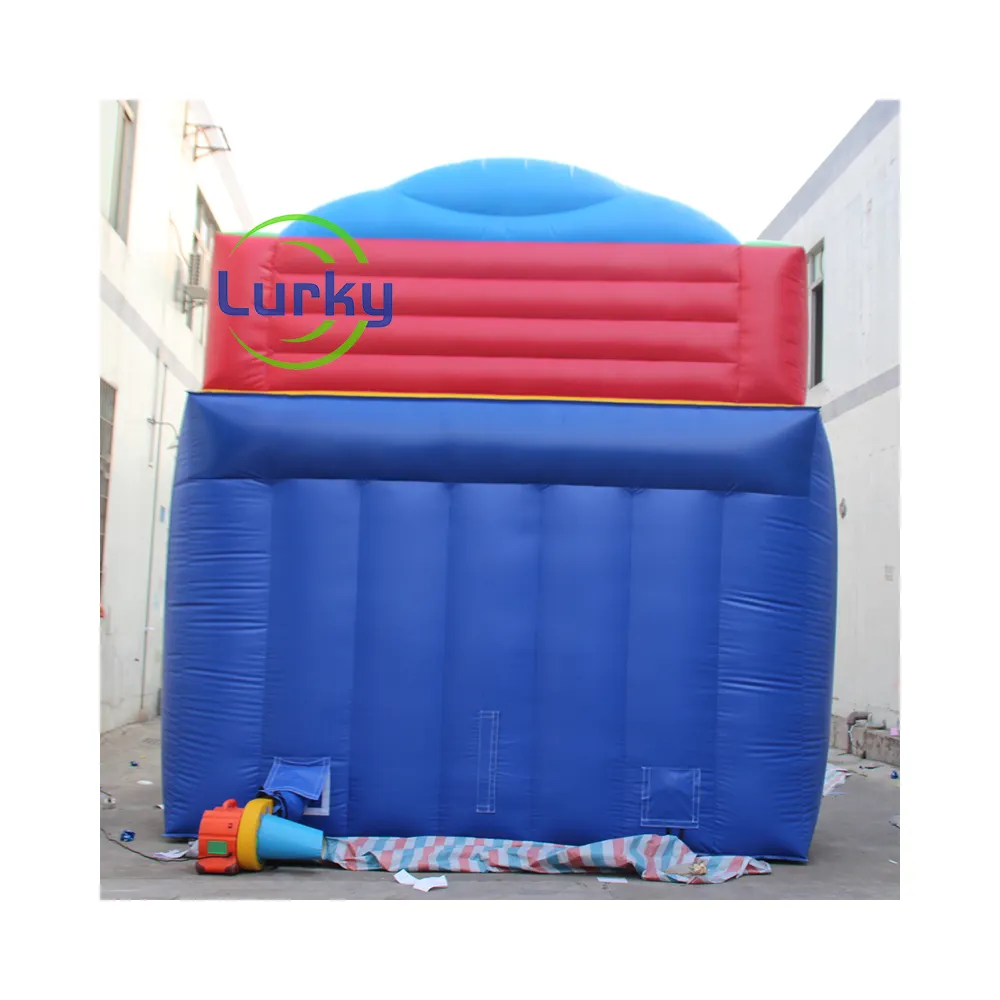 Hot bán sân sau cây cọ nhảy Bouncer trượt nước Combo trả lại nhà Inflatable trượt nước với hồ bơi