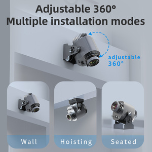 โปรเจคเตอร์กันน้ำระดับ IP67 ฉายภาพโลโก้ LED แบบกำหนดเอง สำหรับตกแต่งงานคริสต์มาสกลางแจ้ง ฉายภาพบนพื้นงานแต่งงาน ทำจากอลูมิเนียมอัลลอย - Product Image 2