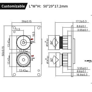 Compacte Dual-Lens 1080P 2mp Gc2145 + Gc2053 Cameramodule Met 40pin-dvp-interface Die Rk356 Ondersteunt - Product Image 5
