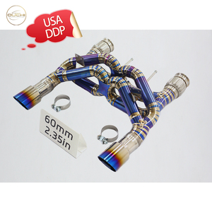 Système d'échappement Ouchi McLaren Nouvelle conception à double X-Pipe Mclaren <span class=keywords><strong>720S</strong></span> 4.0T Échappement Catback Tuyaux en titane de 1,5 mm d'épaisseur Accessoires de voiture - Product Image 2