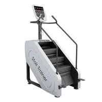 Suministro directo de fábrica, máquina de escalera interior comercial plegable eléctrica de acero, equipo de modelado aeróbico paso a paso para gimnasio, escalada