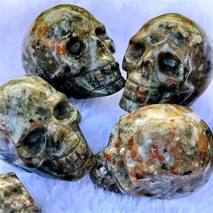 Crânes <span class=keywords><strong>en</strong></span> cristal <span class=keywords><strong>en</strong></span> gros d'usine, sculptures <span class=keywords><strong>en</strong></span> pierre <span class=keywords><strong>de</strong></span> <span class=keywords><strong>feu</strong></span>, artisanat <span class=keywords><strong>en</strong></span> cristal naturel, crânes gravés <span class=keywords><strong>en</strong></span> Yooperlite pour décoration et cadeau - Product Image 3