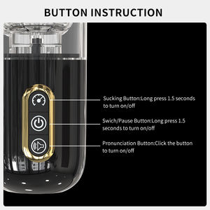 ถ้วยเล็กอัจฉริยะทำความร้อนโปร่งใสช่วยตัวเองใหม่หีเหมือนจริงของเล่นทางเพศสำหรับผู้ใหญ่คุณสมบัติดูดวัสดุ TPE สำหรับผู้ชาย - Product Image 5