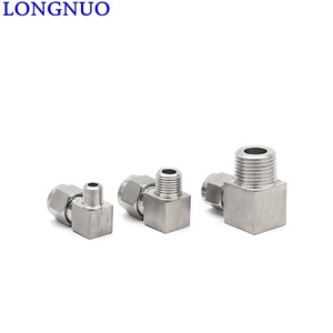 304 316 thép không gỉ góc bên phải thiết bị đầu cuối kết nối 90 độ uốn khuỷu tay R/ZG Ống phù hợp - Product Image 3