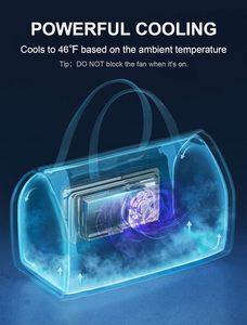 Enfriador y Calentador Termoeléctrico de 12V para Vehículos, Refrigerador Portátil para Auto, RV y Camping - Product Image 3