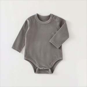 100% Organic Cotton Cute Unisex Newborn <b>Baby</b> Romper Sleeveless Embroidered Knitted <b>Button</b> Closure ODM Summer Clothes - Product Image 5