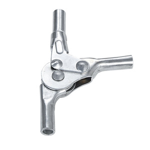 Conector de Muebles de Hierro de Tres Tubos con Junta Articulada 15x2.0mm, Estilo Japonés, Montaje Superficial, 150mm de Longitud, Tamaño Estándar - Product Image 3