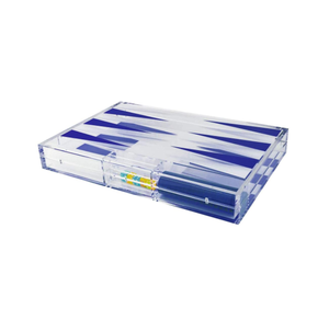 Juego de dados de retrogammon Lucite para la <span class=keywords><strong>familia</strong></span>, Juego de piezas de avión de plexiglás, juego de Backgammon magnético, función de diversión familiar - Product Image 6