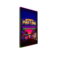 Monitor de 32 Pulgadas con Luz RGB Colorida LED, Pantalla Táctil Capacitiva Multitáctil 3M para Videojuegos