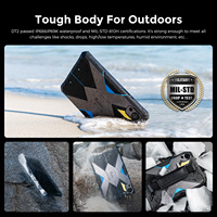 Tableta Robusta Industrial Fossibot DT2 con Certificación IP68/IP69K, Octa Core, Doble SIM, 12GB+256GB, Pantalla de 10.4 Pulgadas, Batería de 22000mAh, Android 13, Reconocimiento Facial