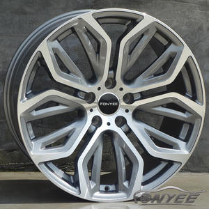 Fonyee ปืนสีเทา20นิ้ว5X112 5หลุม huecos MAG อลูมิเนียมอัลลอยด์ล้อผู้โดยสารอัตโนมัติ rines jantes สำหรับ BMW - Product Image 2