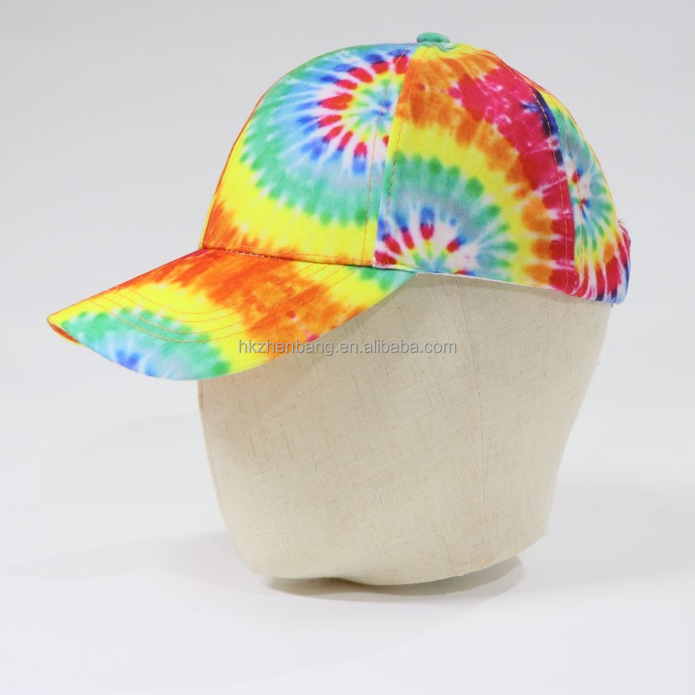 Tie-Dye 6-Panel Sporty Sun Hat