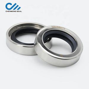 Joint d'étanchéité d'arbre en PTFE Ceimin 32*46*10 32*46*11 mm avec double lèvre d'étanchéité et anneau en acier inoxydable pour compresseur d'air à vis - Product Image 5