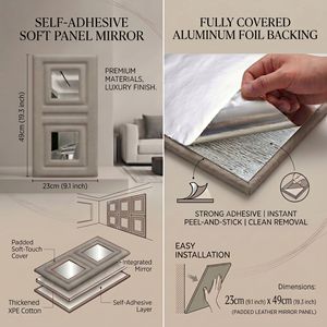 3D Kendinden Yapışkanlı Çarpışma Önleyici Duvar Paneli, Yatak Odası Oturma Odası Başlık Arka Plan Duvarı için DIY Stereo Dekoratif Duvar Kaplaması - Product Image 4