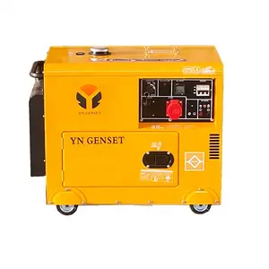 5 Kw household small diesel generator set single-phase three-phase ATS can be customized