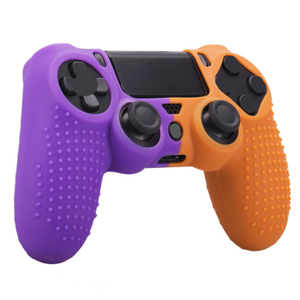 Double Color Soft Shell Cover for <strong>PS4</strong> Slim Pro <strong>Controller</strong> Silicone Case Grip <strong>Skin</strong> for Play Station 4 Pro Gamepad Case - Product Image 1