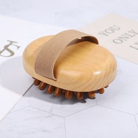 Brosse de massage en bois pour la cellulite, brosse corporelle sèche, outil de beauté pour la thérapie du bois, masseur corporel, brosse de drainage lymphatique