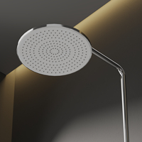Ensemble de douche en laiton ensemble de système de douche à hauteur réglable pluie ensemble de système de douche de salle de bain thermostatique