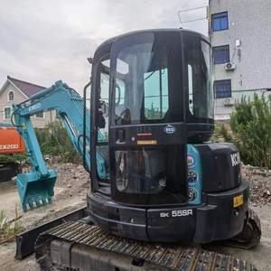 รถขุดญี่ปุ่นมือสอง Kobelco SK55SR ขนาด 5.5 ตัน พร้อมใบมีด รถขุดตีนตะขาบ Kobelco SK55SR SK55 มือสอง ลดราคา - Product Image 2