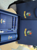 2025 Cahier d'Affaires Personnalisé Haut de Gamme en Similicuir PU avec Logo, Stylo et Coffret Cadeau d'Entreprise