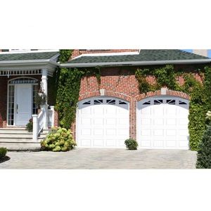 Porte de <span class=keywords><strong>garage</strong></span> résidentielle automatique en aluminium, étanche, blanche - Product Image 1