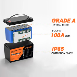 Batería Solar Inteligente de Iones de Litio, Batería Recargable de 24V, 400Ah, 12V, 24V, 100Ah, 200Ah, 300Ah, 400Ah, 6Ah, 7Ah, 12Ah, 16Ah - Product Image 4
