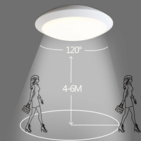 Lámpara de Techo LED EPISTAR de 16W con Sensor de Movimiento Moderno P3302-MS, Clasificación IP65, para Sala de Estar, Dormitorio, Cocina, Pasillo, Redonda e Integrada