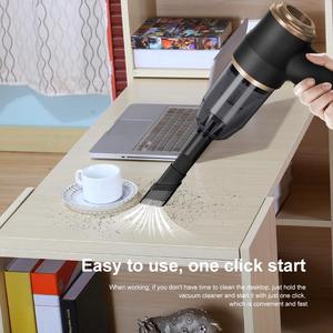 مكنسة كهربائية محمولة قوية لاسلكية للنفخ والشفط عالية القدرة متعددة الوظائف للسيارة والكمبيوتر المحمول - Product Image 3