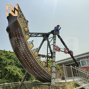 Nova Rides - Equipo de Parque de Atracciones al Aire Libre, Barco Pirata PS-24-BLG, Venta Directa, Barco Pirata para 24 Personas PS-24-BLG Thrilli - Product Image 1
