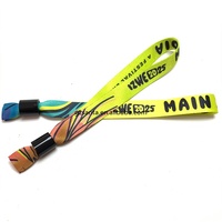 Bracelets en tissu élastique personnalisés imprimés par sublimation pour événements sans minimum de commande, avec logo sur mesure – Vente en gros à prix réduit