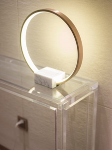 Tavolo Console per Soggiorno con Ripiano in <span class=keywords><strong>Plexiglass</strong></span>, Mobile in Acrilico, Design Elegante, Tavolo Console in Vetro - Product Image 2