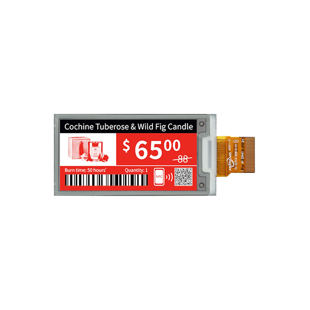 2.13 Inch 122*250 SPI I2C Interface E-ink Black White Red Epaper Display Module E-ink Digital Shelf Label Price Tag LCD Screen